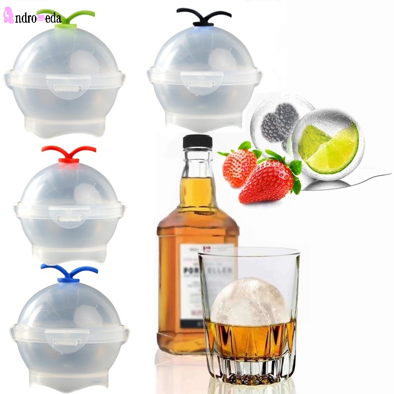 1 Khuôn Làm Đá Hình Cầu Một Lỗ Cho Rượu Whiskey/Đồ Uống