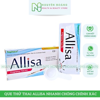 Que thử thai Allisa Traphaco cho kết quả nhanh chóng chính xác mọi thời