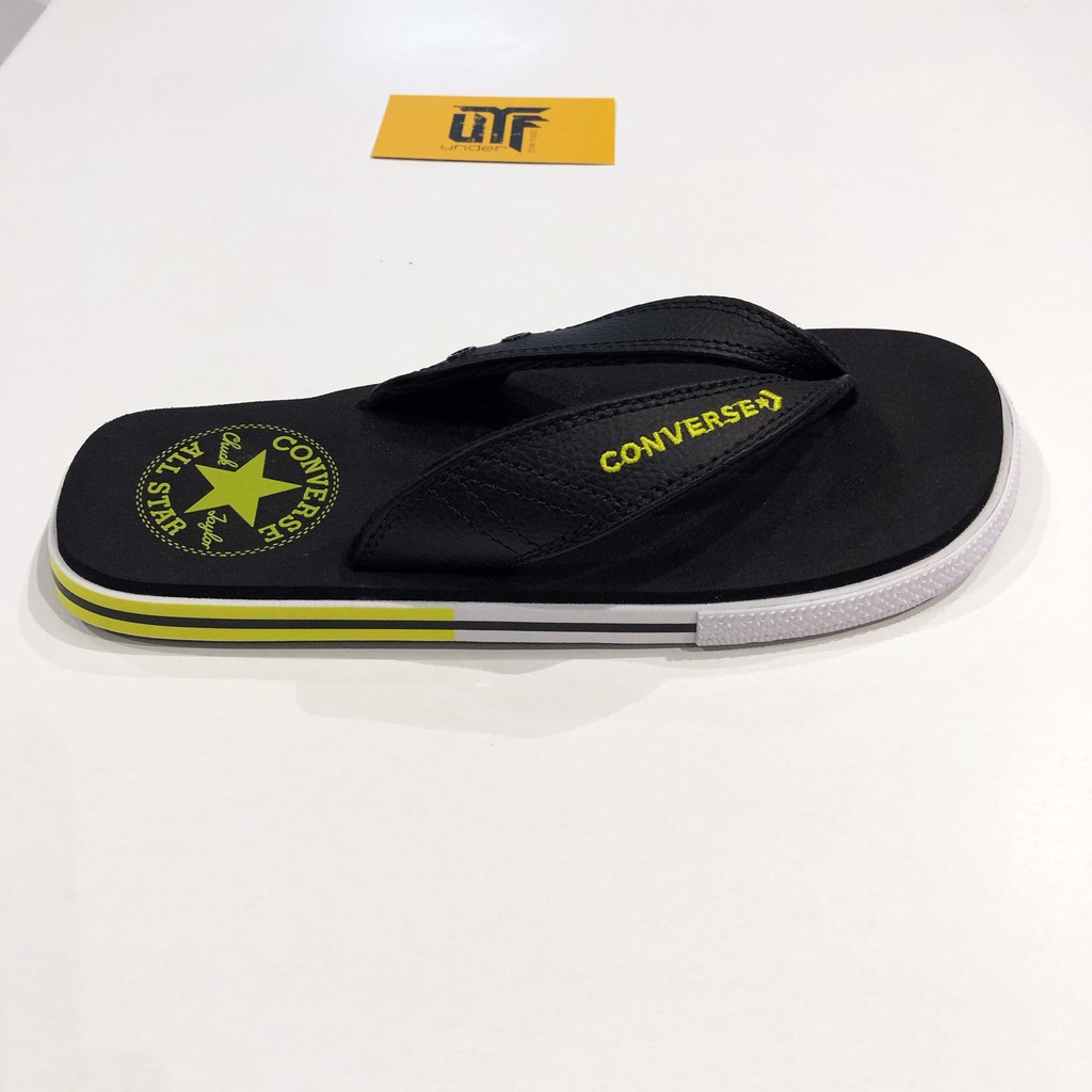 Dép Converse đen vàng xỏ ngón