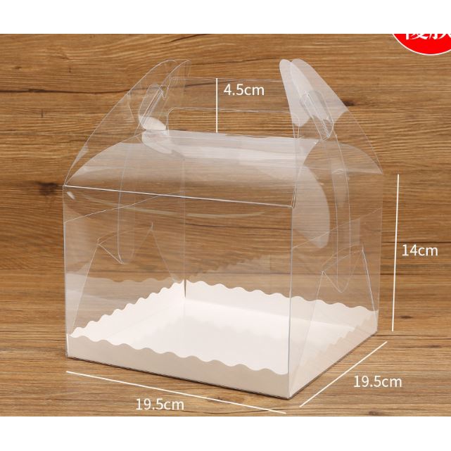 Hộp mica vuông đựng bánh