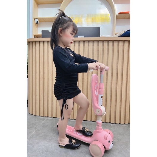 Váy body màu đen cho bé 10-18kg