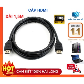 Dây cáp hdmi,dây tròn 1,5m.dây hdmi zin