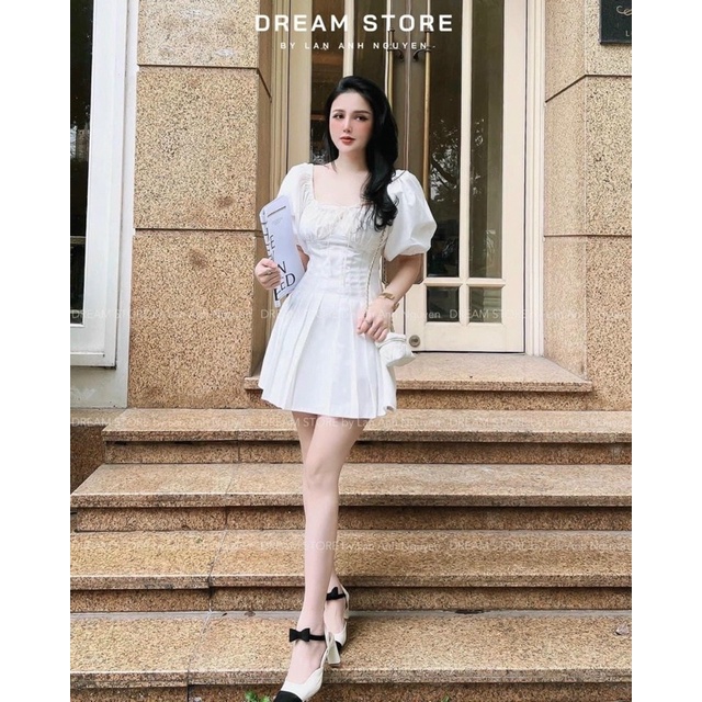 🌲 BIGSIZE 🌲 ĐẦM XẾP LY TAY PHỒNG ♥️