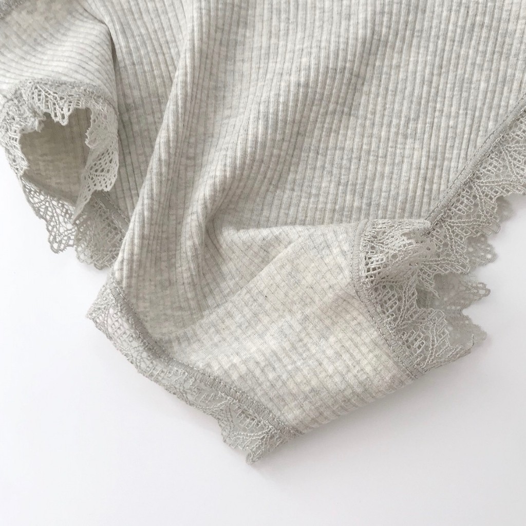 Quần Lót Nữ Cotton Kháng Khuẩn Gân Tăm Viền Ren Nữ Tính RENEE Store - QL10 | BigBuy360 - bigbuy360.vn