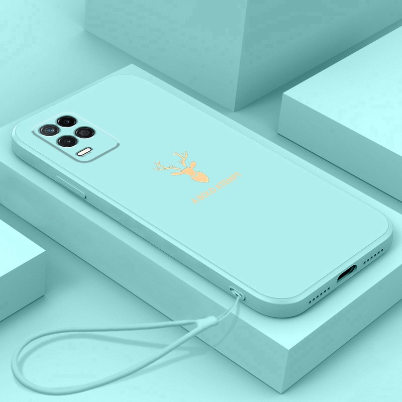 Ốp lưng OPPO A54 4g Ốp Điện Thoại Silicon Mềm Mịn Bảo Vệ Cho OPPO A54 4g YTLT01 viền vuông cute