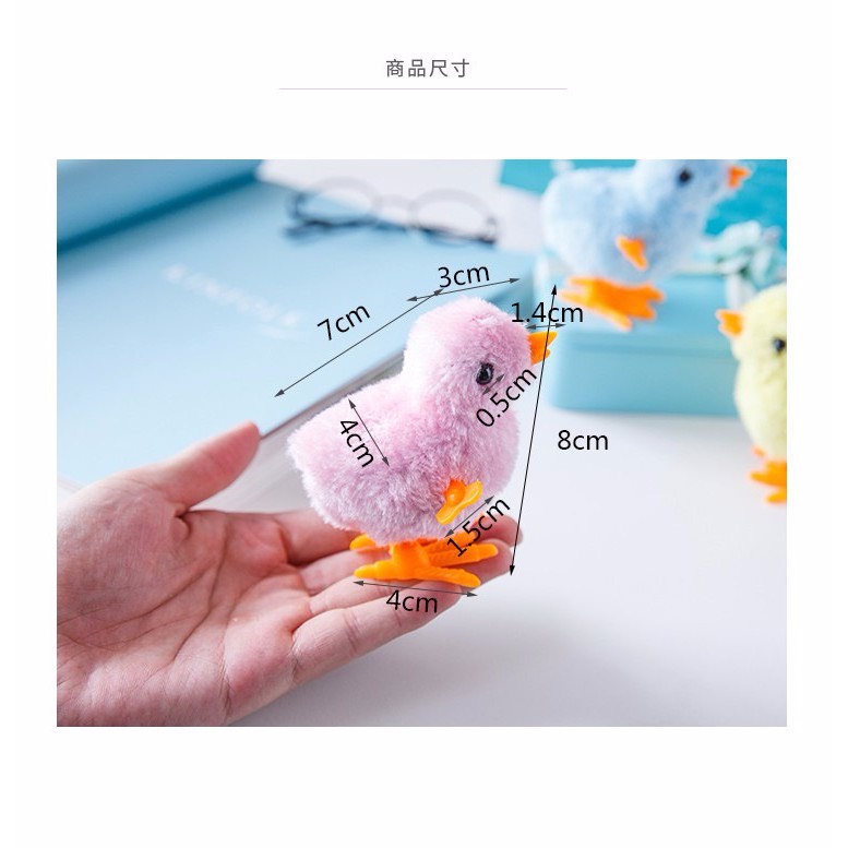 Gà con biết nhảy đồ chơi vặt cót nhảy lon ton bé chơi vui cả ngày