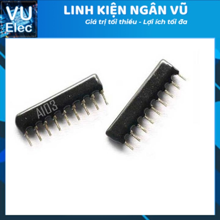 Điện trở thanh A09 4.7K 1/8W 5% ( Trở Băng)