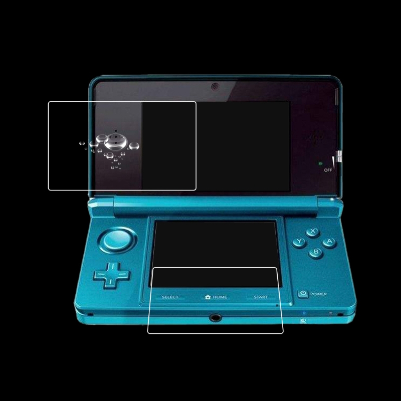 Miếng phim HD trong suốt + vỏ bảo vệ màn hình LCD cho máy chơi game Nintendo 3DSLL/XL