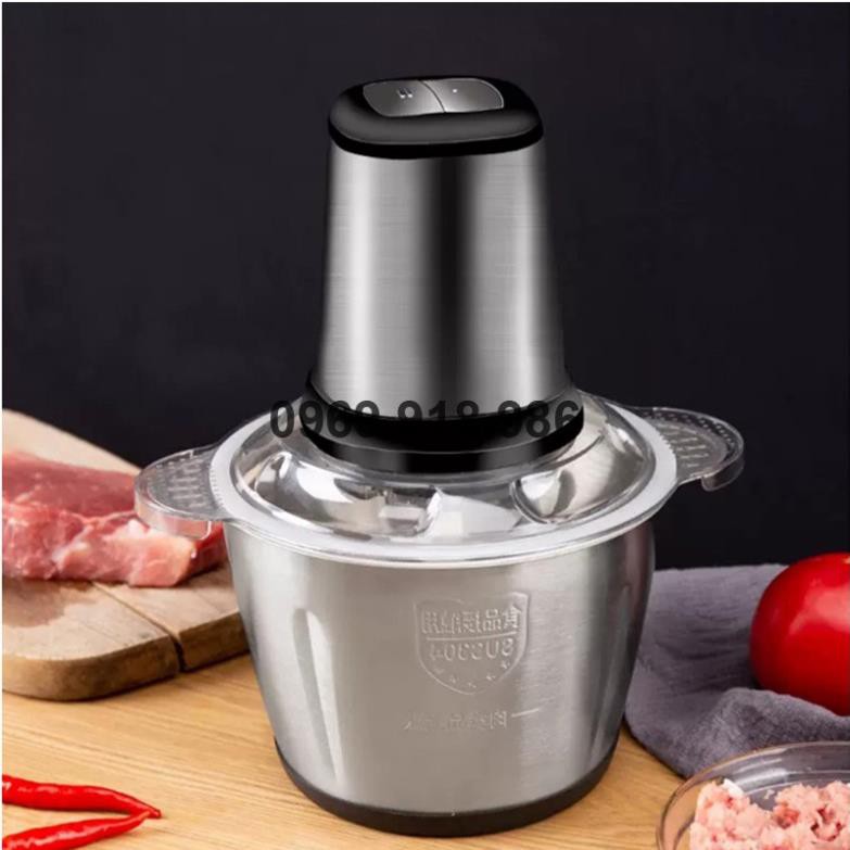 🍁 Máy Xay Thịt Cá Rau Củ Hoa Quả Gia Đình Cối Inox 4 Lưỡi Đa Năng Đẹp Giá Gốc Sỉ Rẻ 🍕 Tổng Kho Gia Dụng Bình Phước🍕