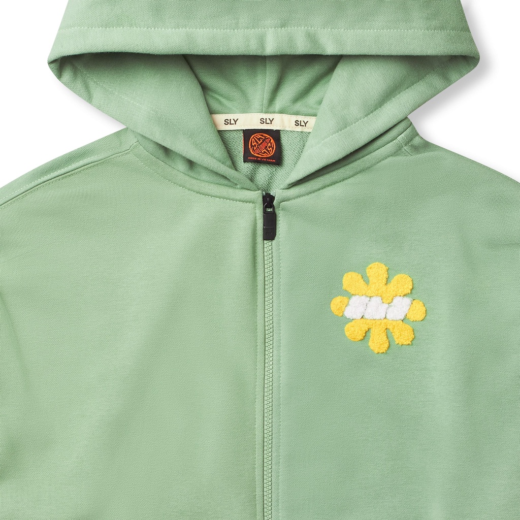 Áo Hoodie Zipper SLY Flora Bean