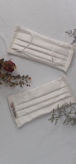 KHẨU TRANG VẢI LINEN XẾP LY 3LỚP | BigBuy360 - bigbuy360.vn