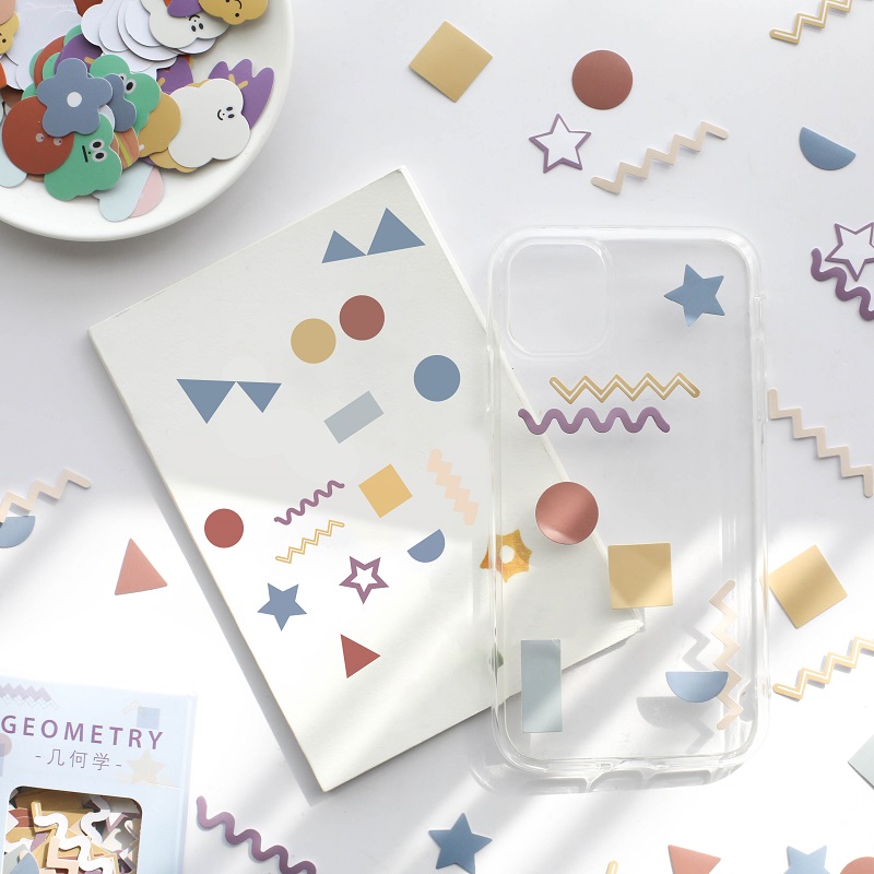 Set 100 Miếng Dán Trang Trí Họa Tiết Hoạt Hình Dễ Thương