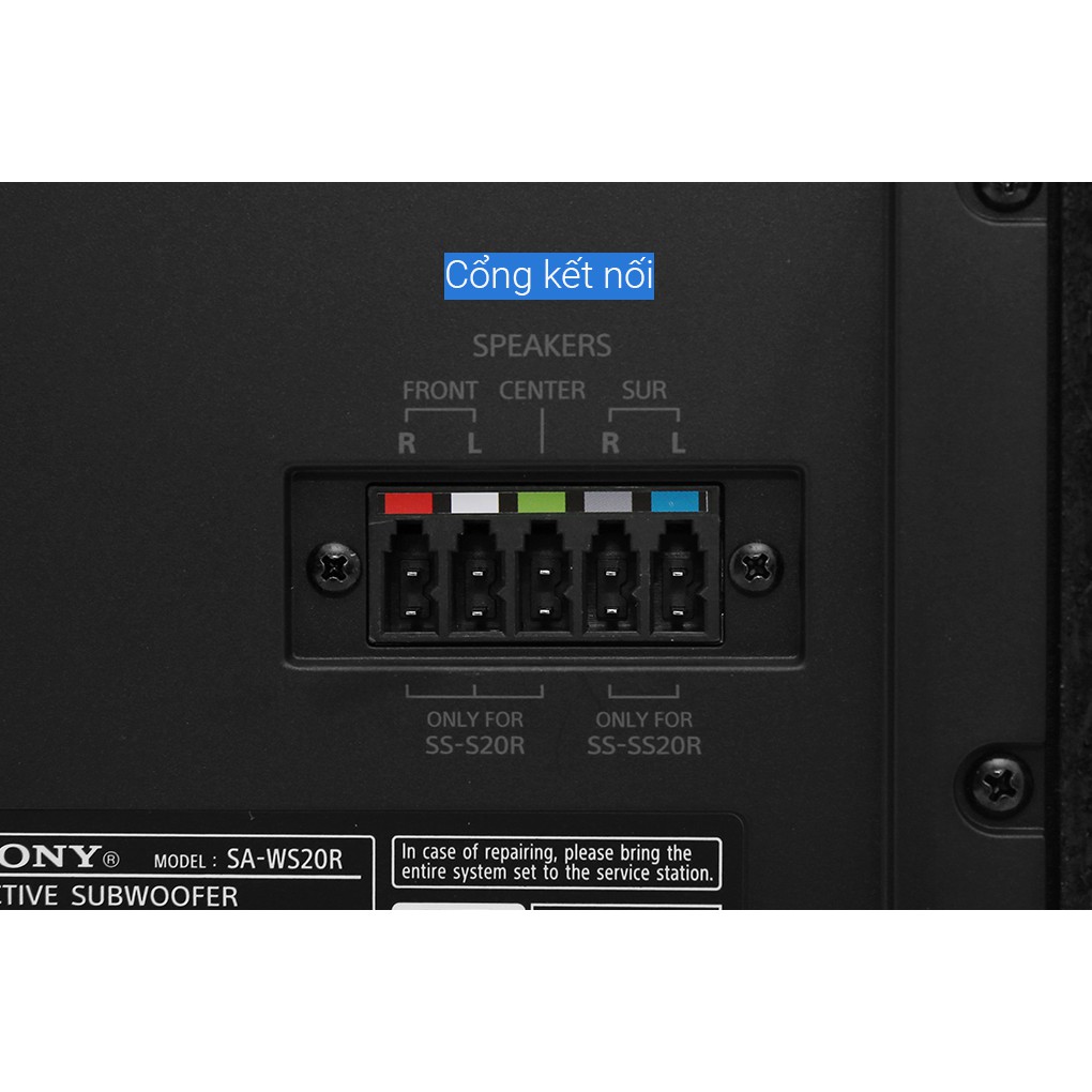 Dàn âm thanh SONY HT-S20R 5.1ch, công suất 400W