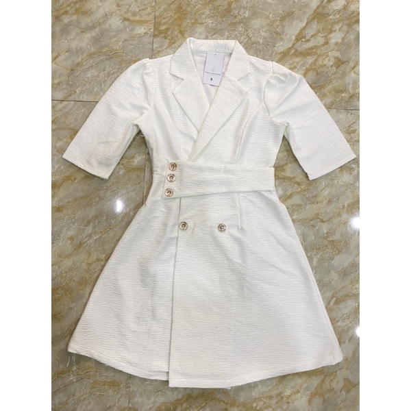 Đầm công sở vest sang trọng cực thời trang vải gấm cao cấp vải may 2 lớp cực dày dặn | BigBuy360 - bigbuy360.vn