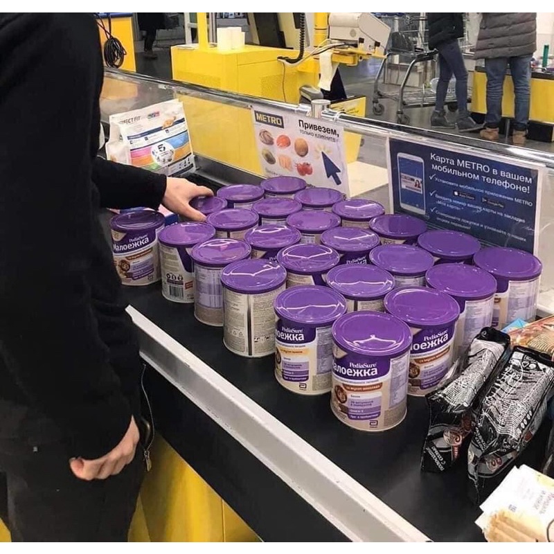 Date 2/2025 Sữa pediasure Nga vani 400g