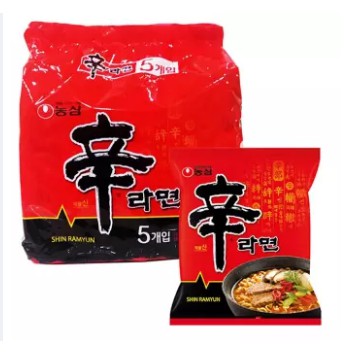 Mì Shin Ramyun Nongshim (120G x 5 Gói)