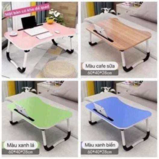 Bàn gấp gọn có khe để ipad hàng xịn - bàn học mini | BigBuy360 - bigbuy360.vn