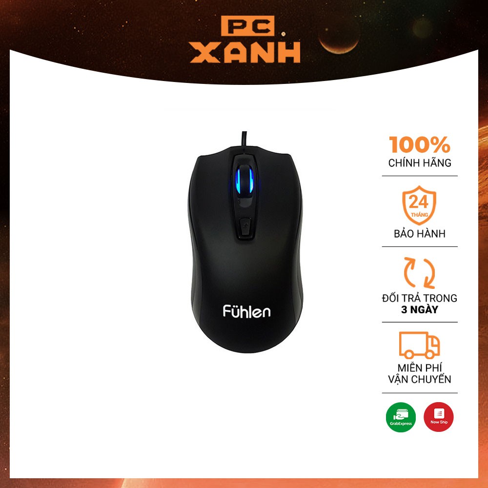 Chuột chơi Game Fuhlen X102s Chuột  máy tính gaming văn phòng giá rẻ bảo hành 24 tháng