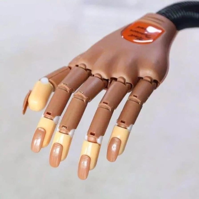 Bàn Tay Giả Học Nail Có Khớp Cử Động