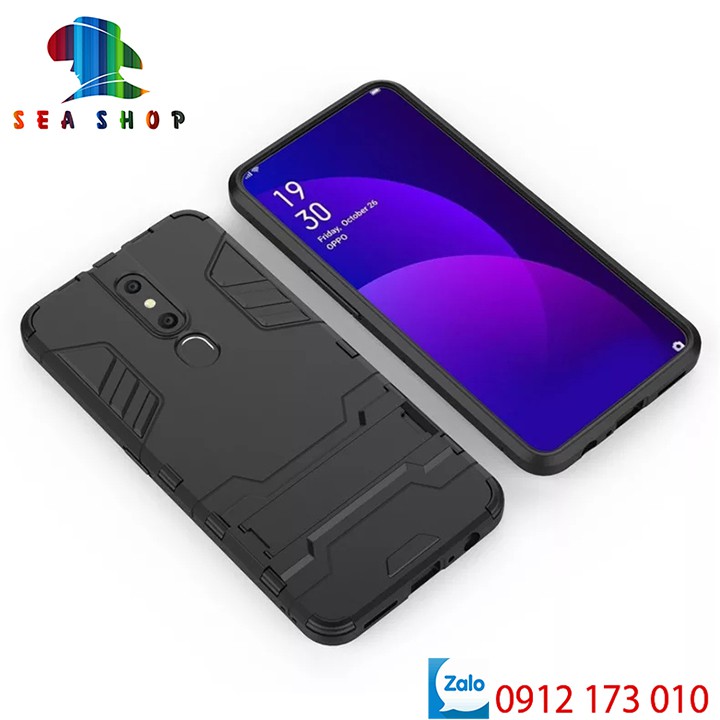 Ốp lưng OPPO F11 Pro chống sốc - Siêu bền - Ốp lưng thiết kế chân chống đứng xem phim