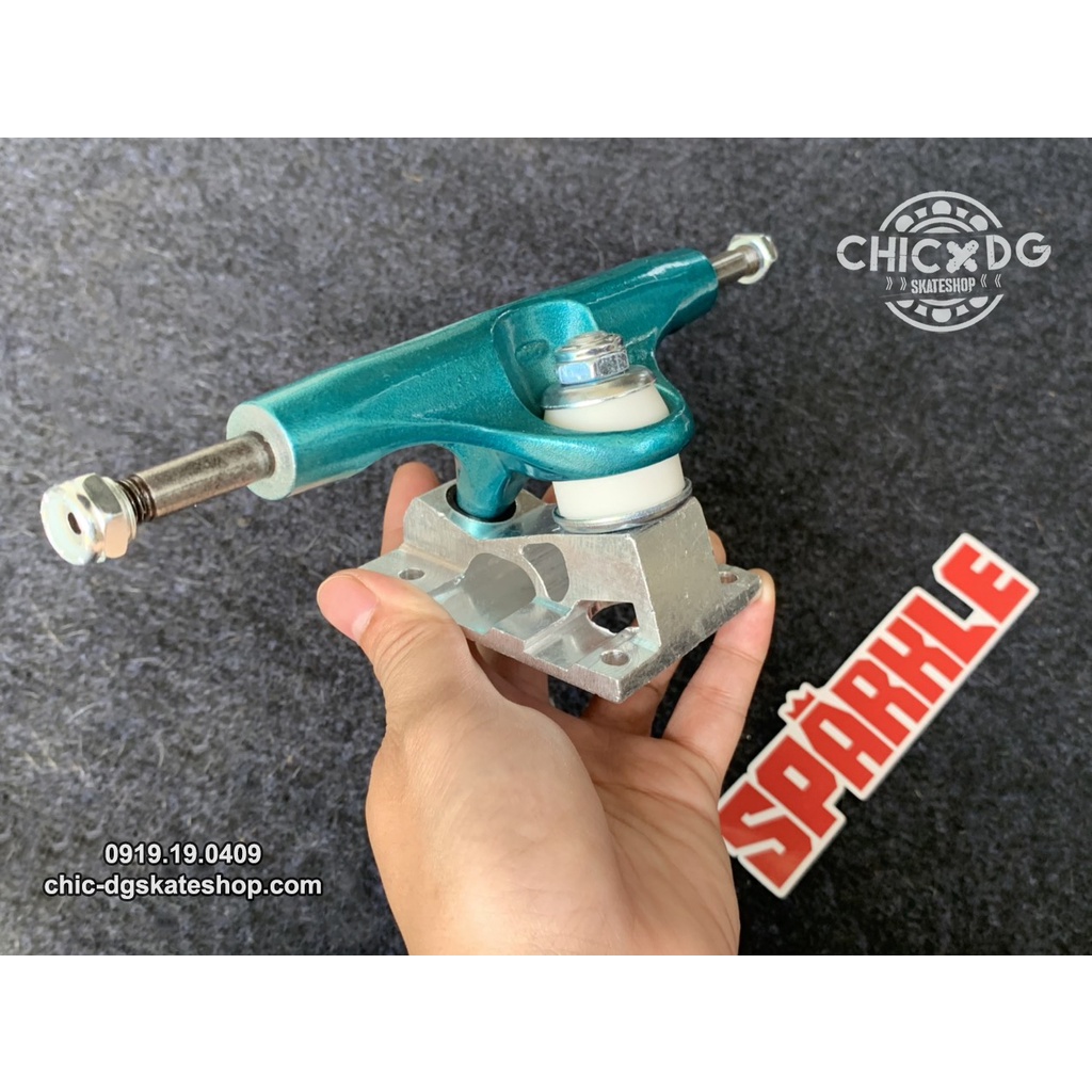 Trục ván trượt Sparkle Ultralight Double Hollow 5.25&quot; - Professional Skateboard truck Sparkle Ultra-light