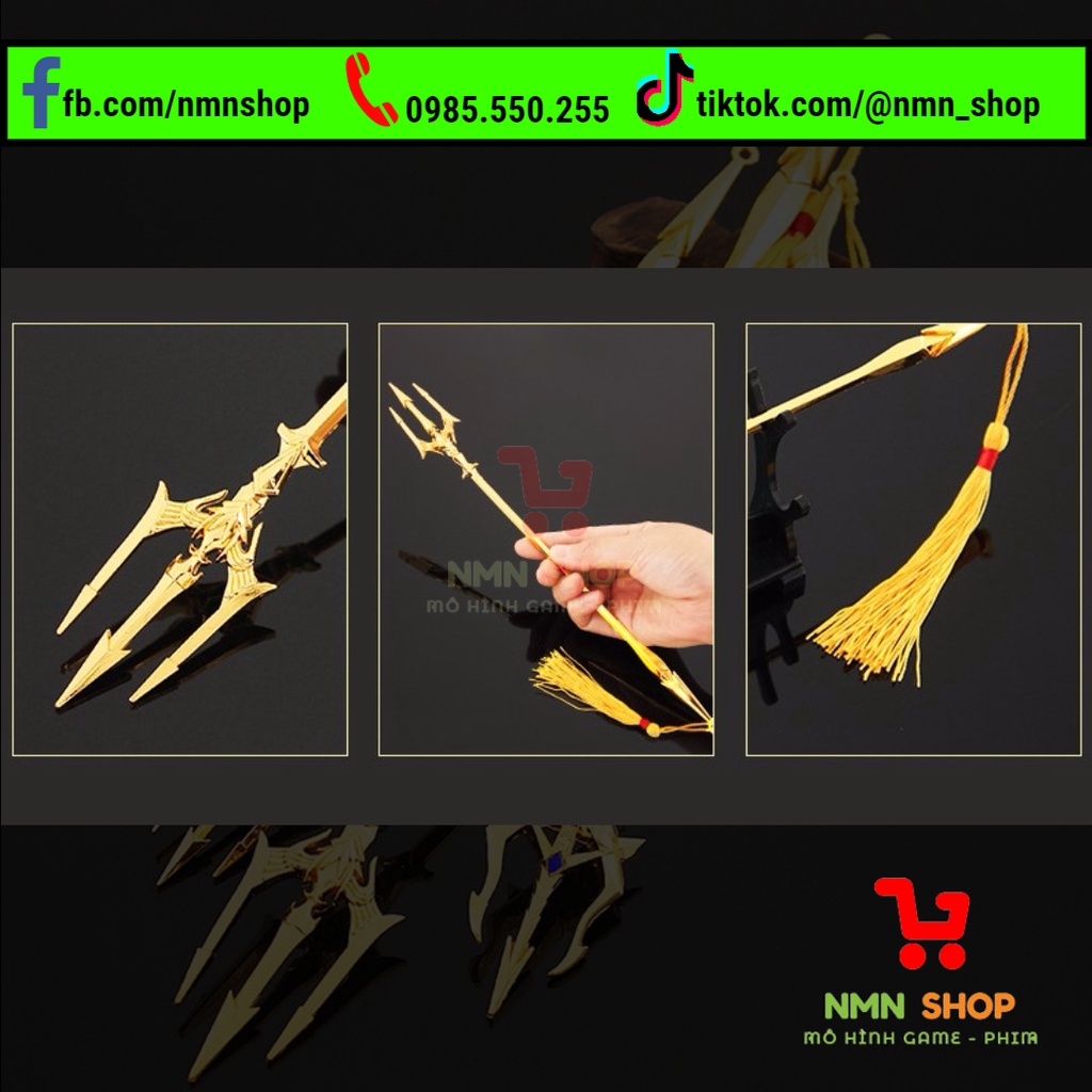 Mô hình phim Đấu La Đại Lục - Hải Thần tam xoa kích 30cm