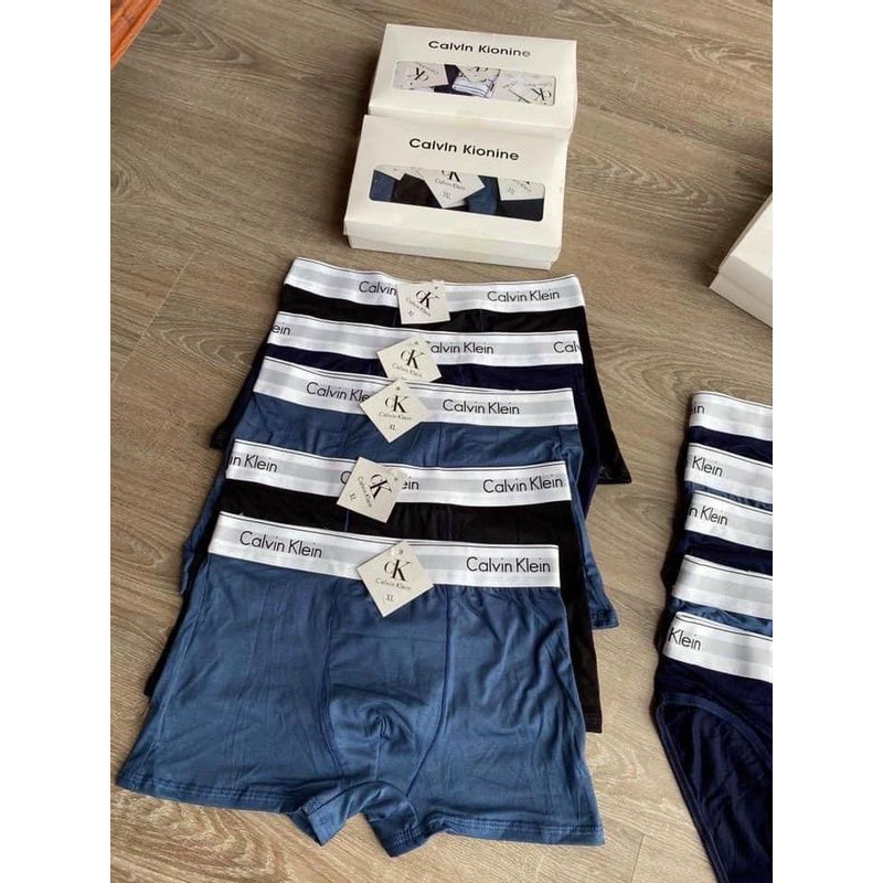 [Boxer Nam] Quần sịp Boxer cotton co giãn thoải mái thương hiệu Calvin Klein