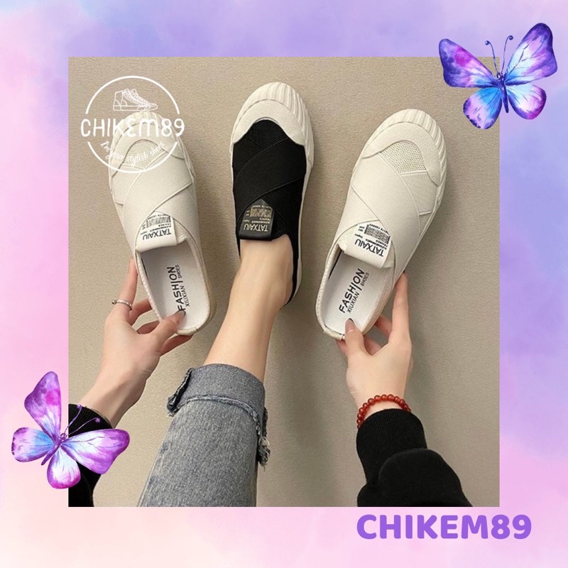 Giày sục thể thao bata chun 🌟FREESHIP🌟giày lười thoáng khí