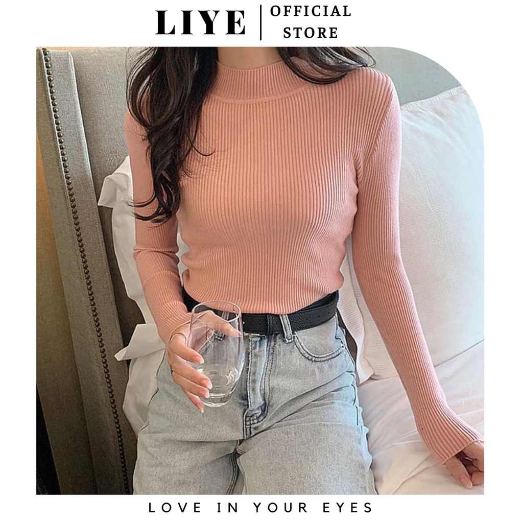 Áo len tăm cổ 3 phân - Liyeclothes