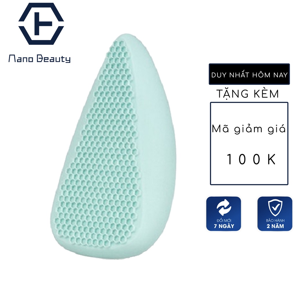 Máy rửa mặt công nghệ siêu âm hút chân không HoMedics Blossom Honeycomb FAC-350 [BH chính hãng 2 năm]