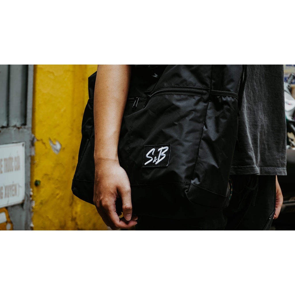 Ultility Tote Bag túi tiện lợi chính hãng thương hiệu S&B màu đen