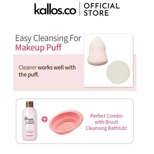 Cọ Trang Điểm Etude House My Beauty Tool Body, Silicon Brush, Brush Shower Cleaner - Kallos Vietnam