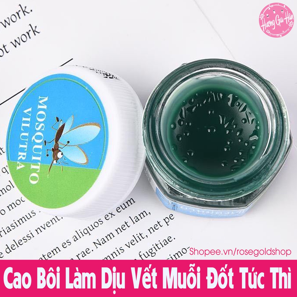 Cao Bôi Muỗi Mosquito Thái Lan - Làm Dịu Vết Muỗi Đốt Tức Thì - An Toàn Cho Trẻ Nhỏ