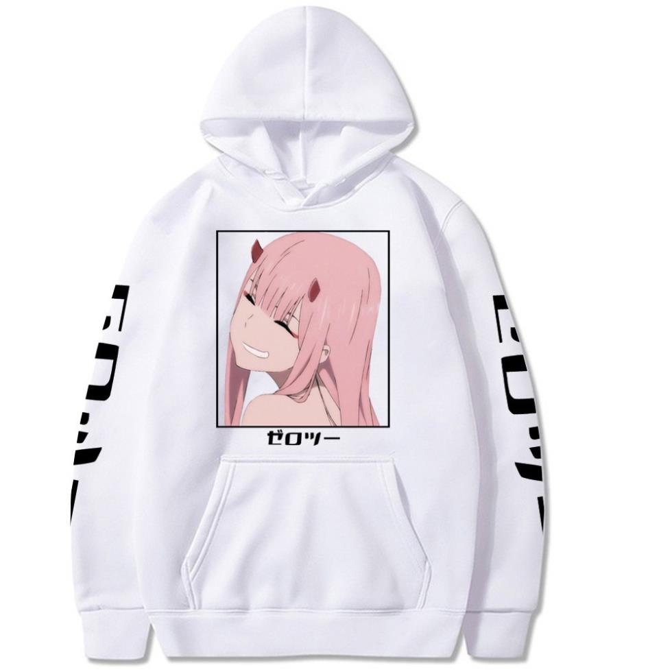 💥 NEW 🎁 Zero Two Hoodies Anime Darling In The Franxx Nam nữ Unisex 💖