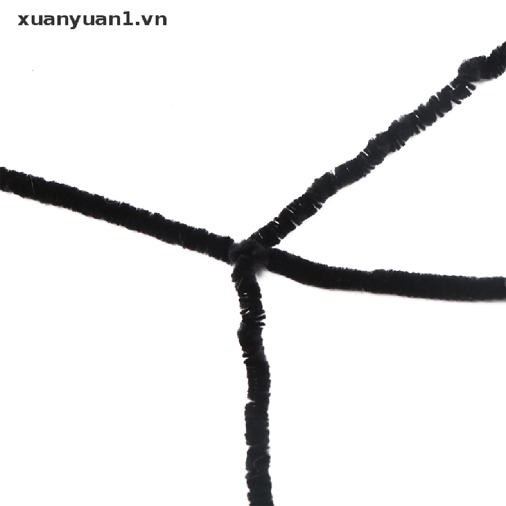 Mạng Nhện Đen Trang Trí Halloween 30 / 60 / 75 / 90 / 125cm