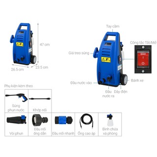 MÁY XỊT RỬA KACHI MK168