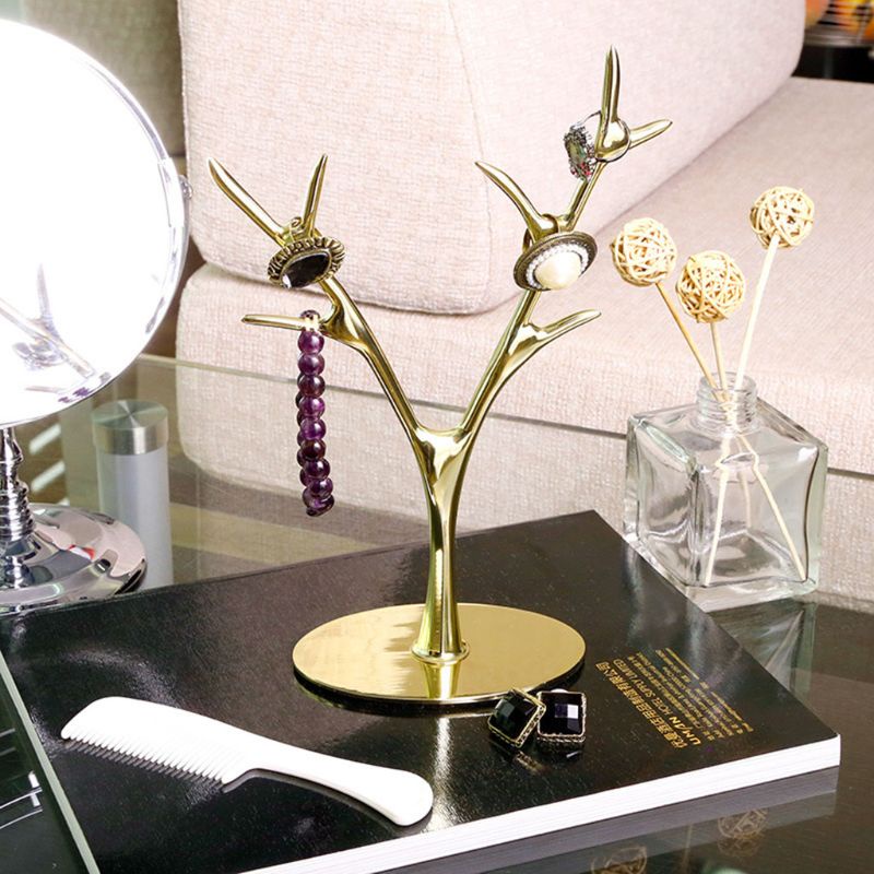 Giá Đỡ Trưng Bày Trang Sức Hình Cây Độc Đáo Tiện Dụng Cho Nữ