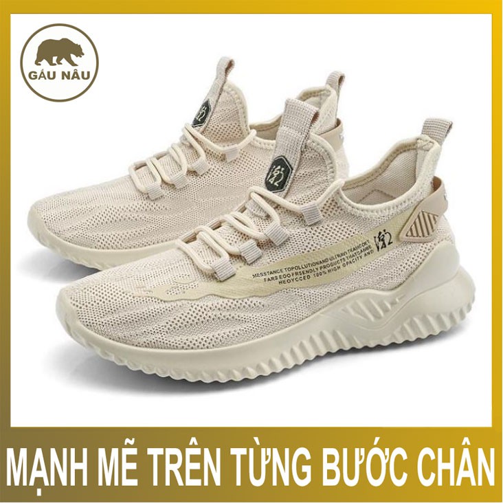 Giày sneaker nam trắng GN779 shop Gấu Nâu chuyên giày nam đẹp " .