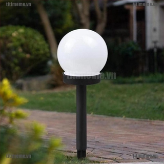 Bóng Đèn Led Tròn Năng Lượng Mặt Trời Trang Trí Lối Đi Sân Vườn