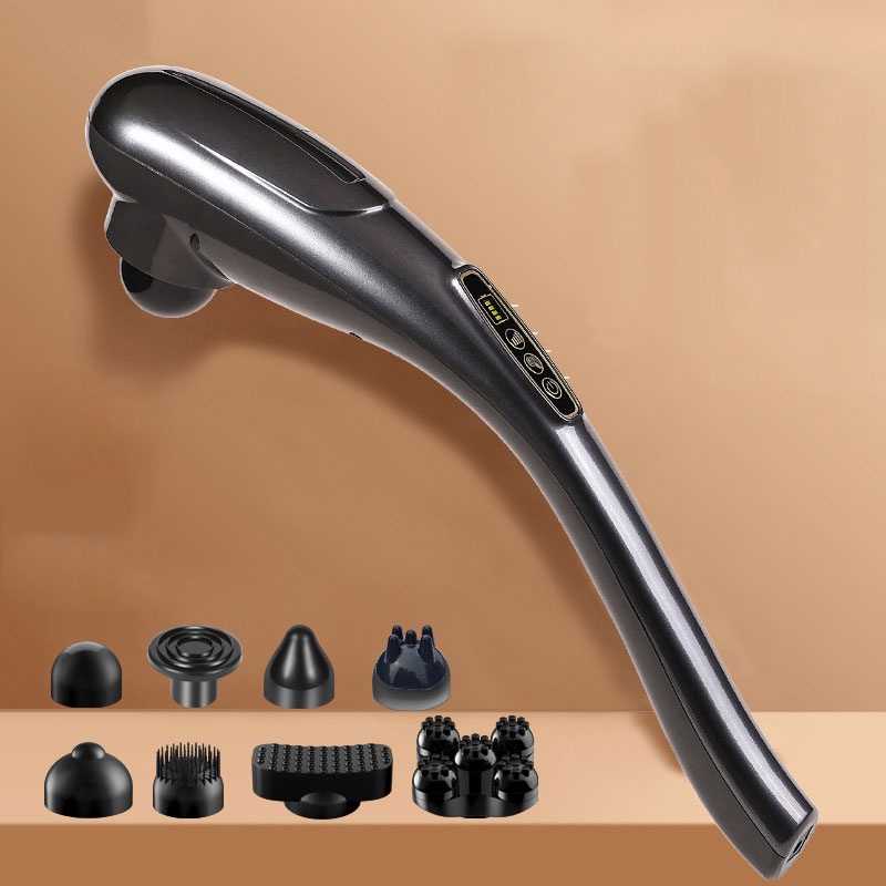 Máy massage cầm tay 8 đầu QT 8818 chính hãng, máy đấm lưng cao cấp, bảo hành 12 tháng