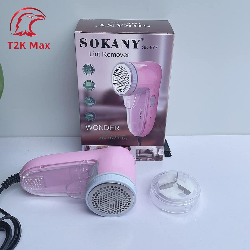 Máy cắt lông xù quần áo dùng điện SoKaNy SK-877 cắt sợ thừa siêu bén siêu bền tiện lợi - T2K Max