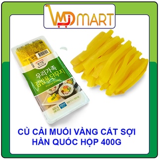 Củ cải vàng cắt sợi sẵn Jongga Hàn Quốc 400gr