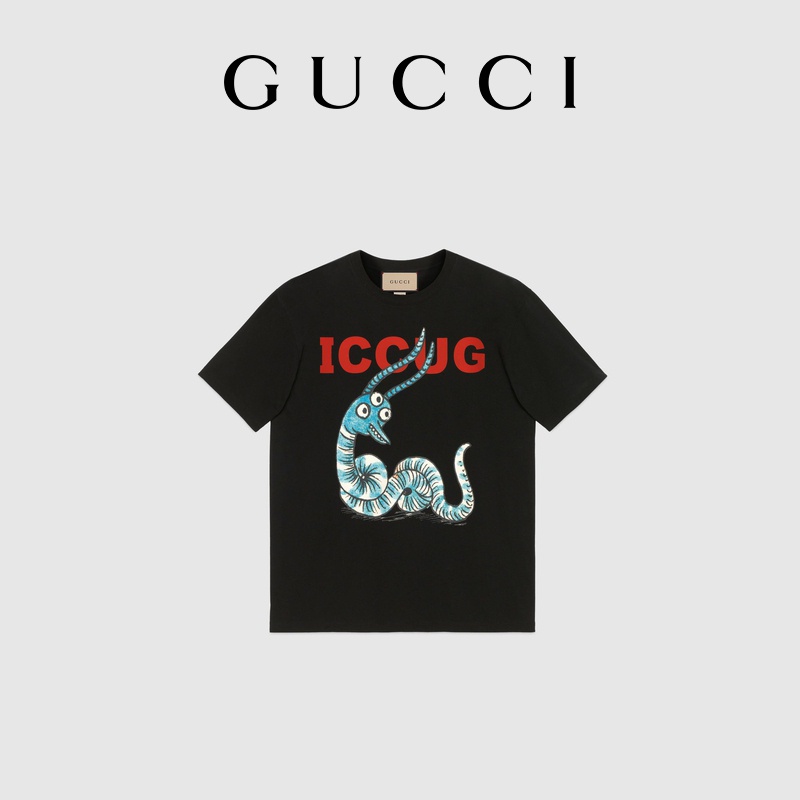 Áo Thun Họa Tiết Gucci Trang Trí