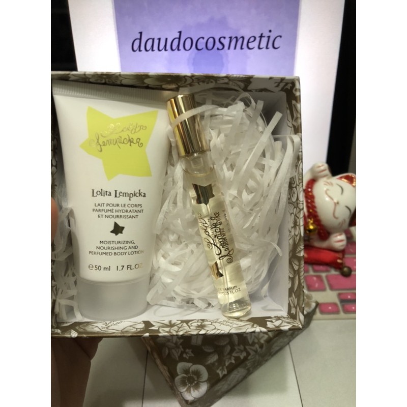 [ set mini ] Set Nước hoa Lolita Lempicka EDP 7.5ml + Body Lotion 50ml | Thế Giới Skin Care