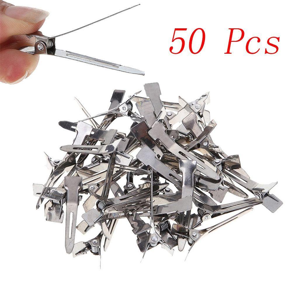 Set 50 Kẹp Tóc Cá Sấu Bằng Kim Loại Siêu Bền