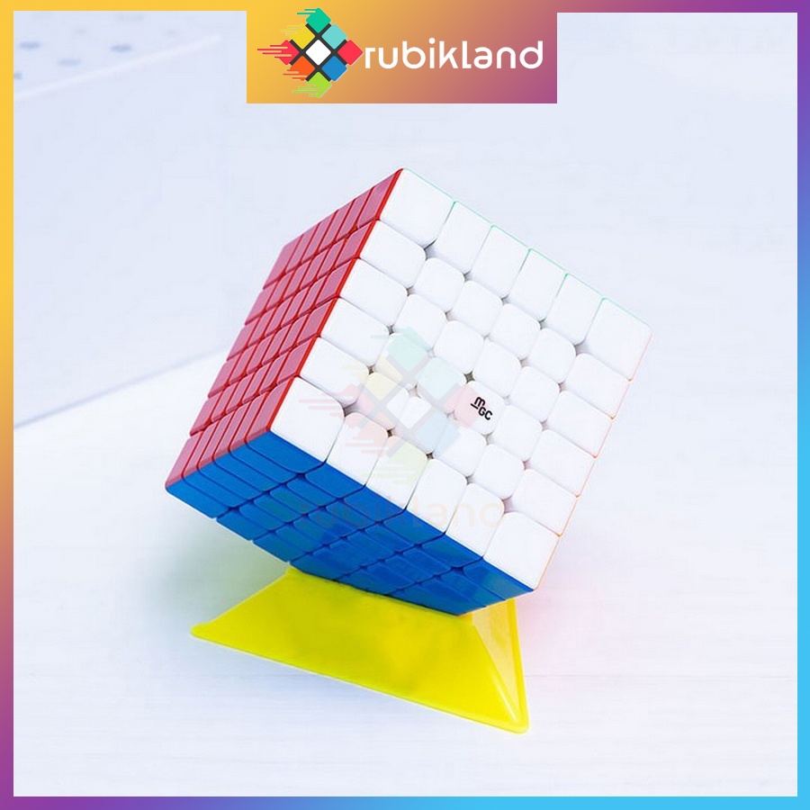 Rubik 6x6 YJ MGC 6x6 Có Nam Châm Stickerless Rubic Không Viền 6 Tầng Đồ Chơi Trí Tuệ Trẻ Em