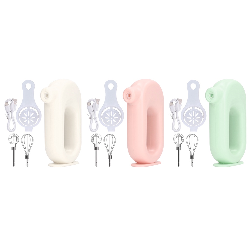Oxygen072 Máy đánh trứng Máy trộn cầm tay điện USB Sạc 4 mức điều chỉnh đánh trứng làm lạnh sữa cho nhà bếp