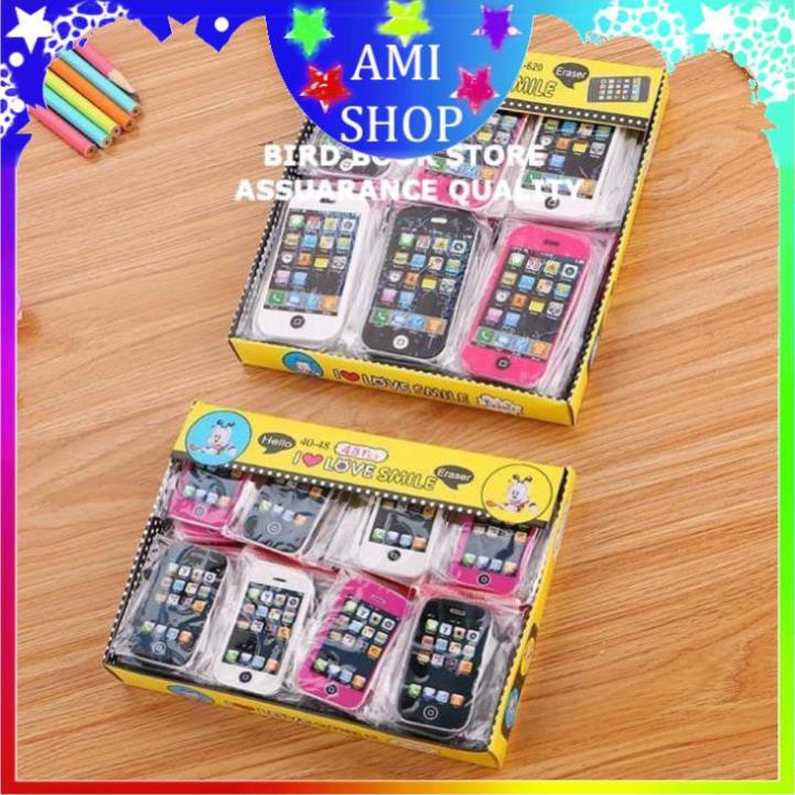 Cục gôm tẩy hình Iphone 💕𝑭𝒓𝒆𝒆𝒔𝒉𝒊𝒑💕 5,5 * 3cm Ami shop