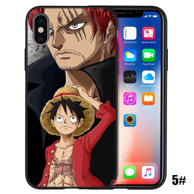 Ốp điện thoại silicone mềm in hình One Piece Luffy thích hợp cho IPHONE XS MAX XR 10 X 5 5S 6 6S 7 8 PLUS SFI7