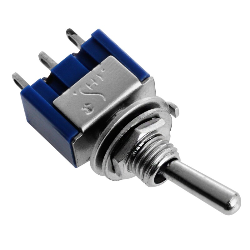 Công tắc chuyển đổi Mini MTS-102 3-Pin SPDT ON-ON 125VAC 6A